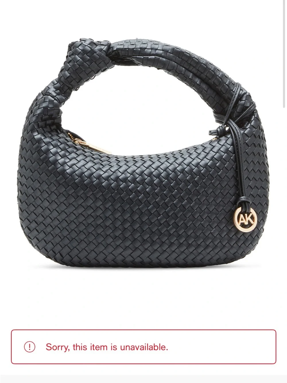 Anne Klein Mini Woven Shoulder Bag - Picture 2 of 4